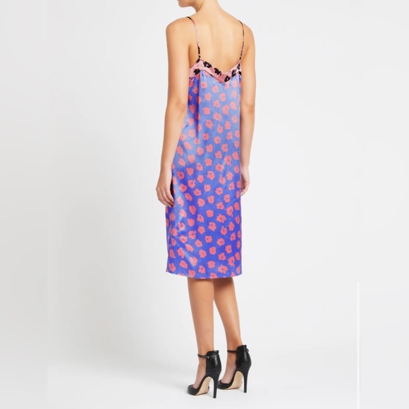 Equipment Jules Slip Dress - Sahara Sky/Apricot Rose - Picture 3 of 4